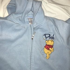 Light Blue Winnie the Pooh hoodie/jacket